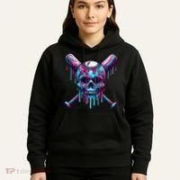 Baseball Skull Drip Baseball Drip Baseball Ice Cream Drip Hoodie thumb 5