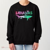 Bahamas Shark Diving Surfer Souvenir Gift Women's Sweatshirt thumb 0