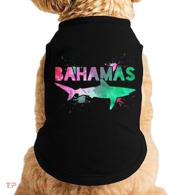 Bahamas Shark Diving Surfer Souvenir Gift Doggie Tank