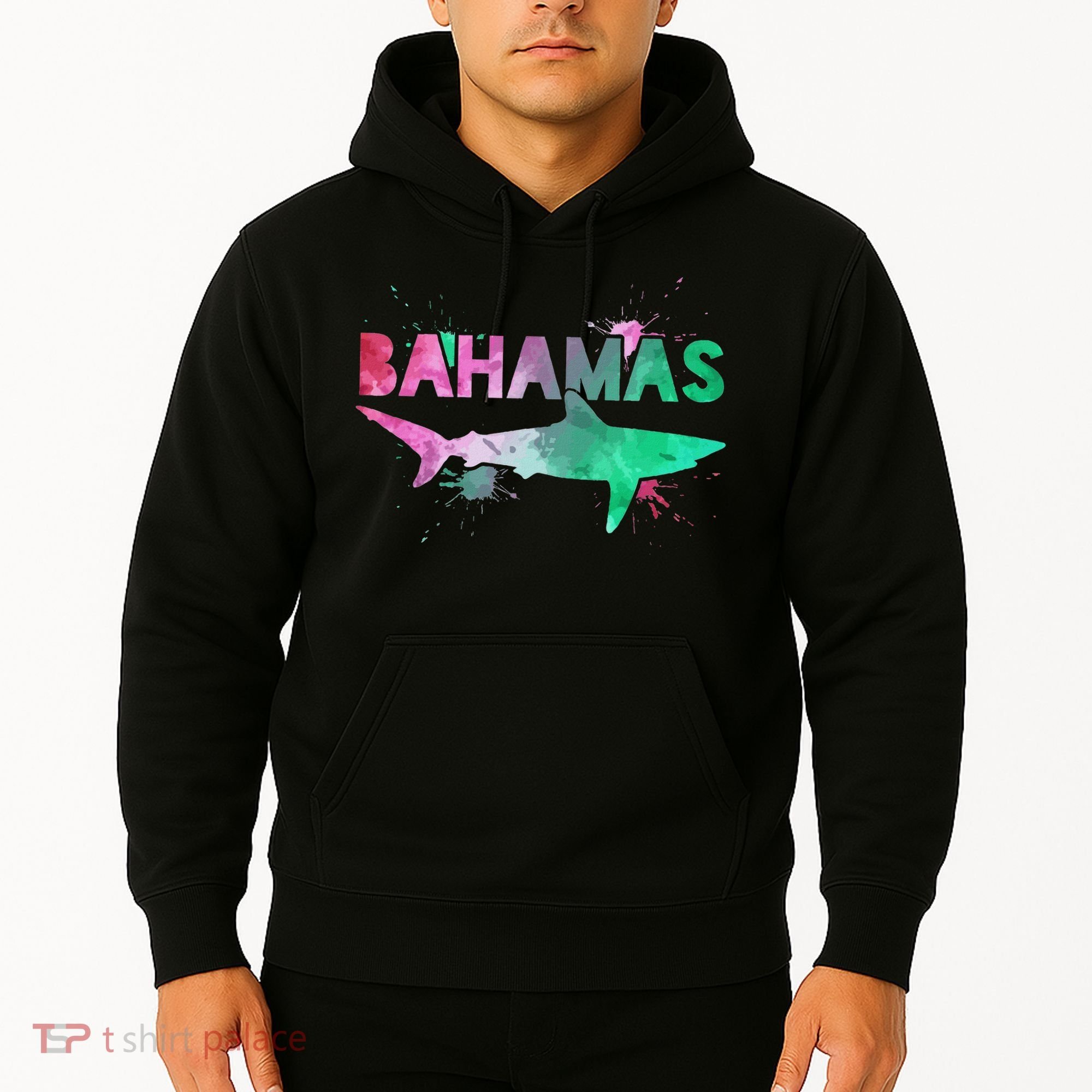 Bahamas Shark Diving Surfer Souvenir Gift Hoodie