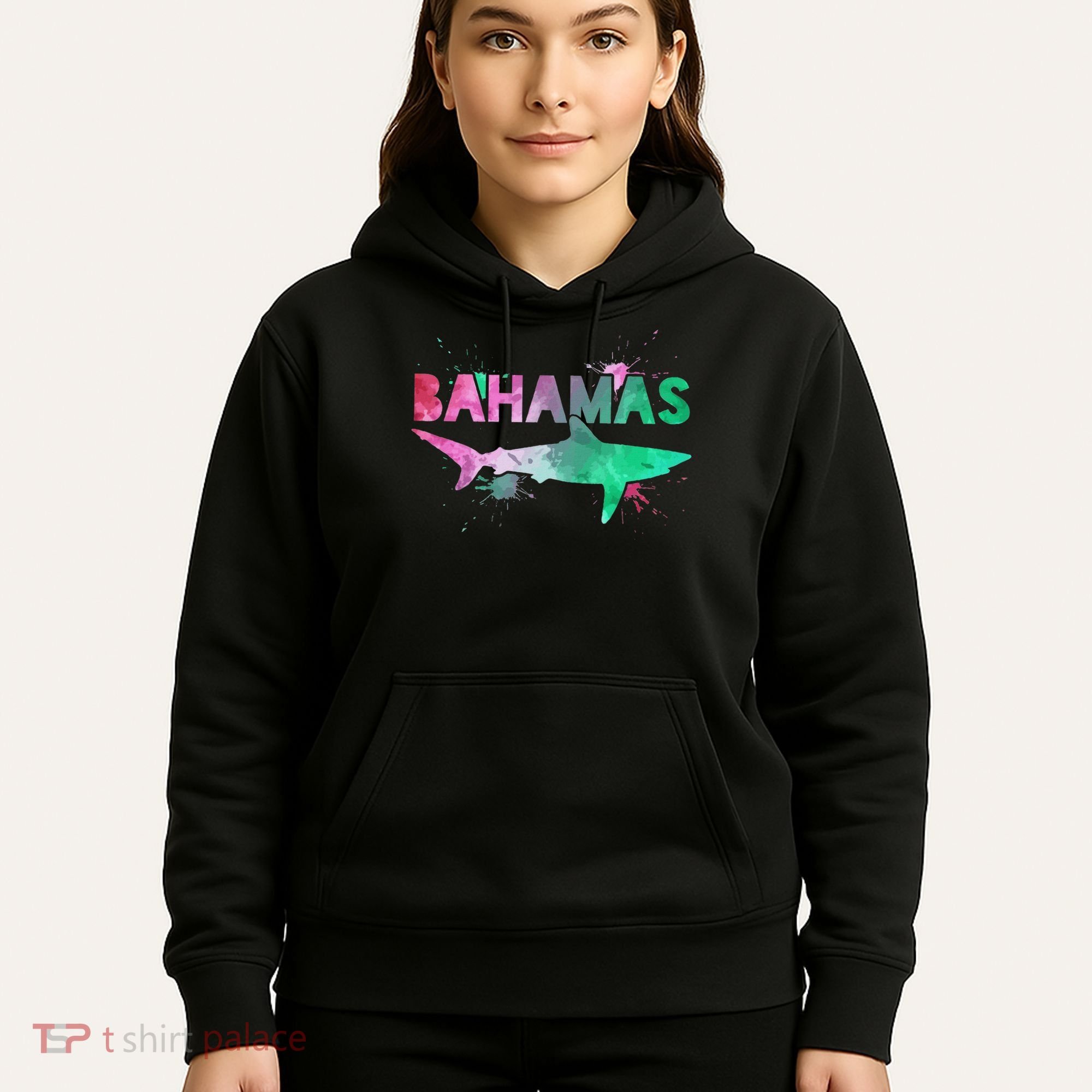 Bahamas Shark Diving Surfer Souvenir Gift Hoodie