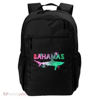 Bahamas Shark Diving Surfer Souvenir Gift Backpack