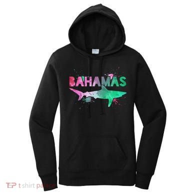 Bahamas Shark Diving Surfer Souvenir Gift Women's Hoodie