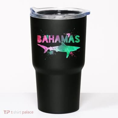 Bahamas Shark Diving Surfer Souvenir Gift Tumbler