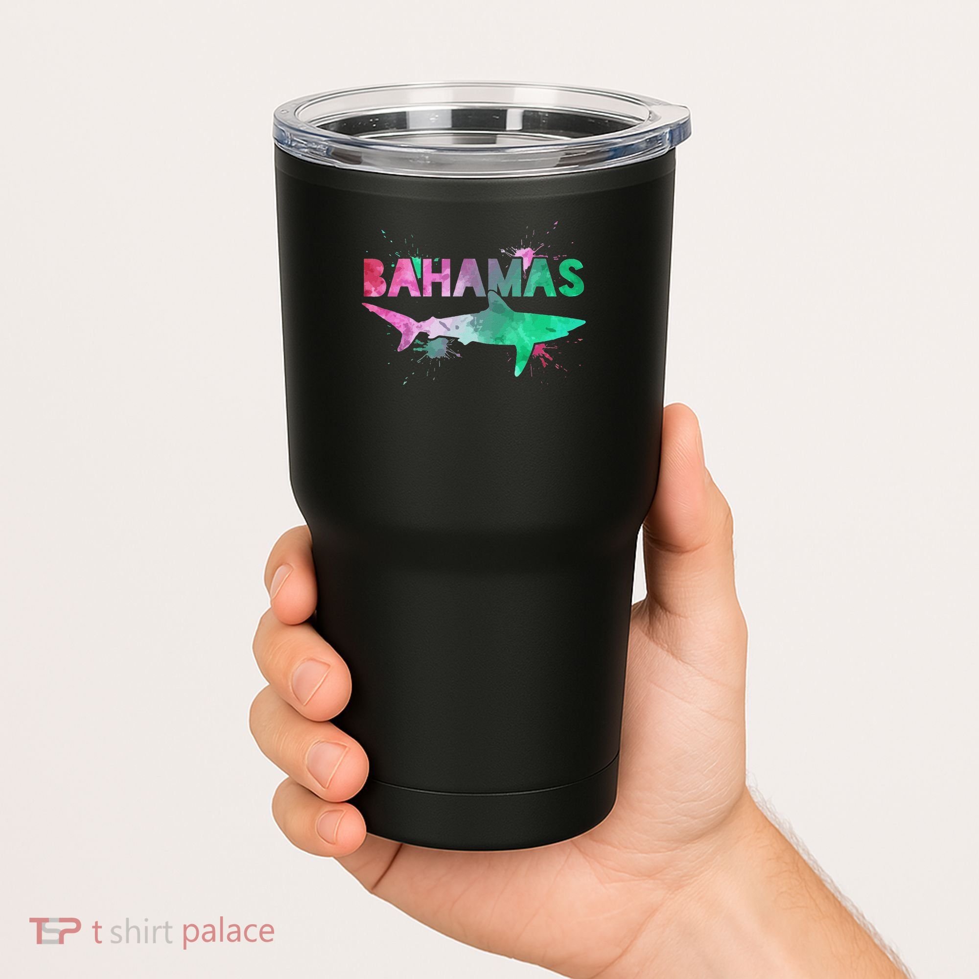 Bahamas Shark Diving Surfer Souvenir Gift Tumbler