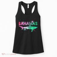 Bahamas Shark Diving Surfer Souvenir Gift Women's Tank Top thumb 0
