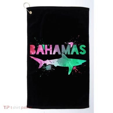 Bahamas Shark Diving Surfer Souvenir Gift Golf Towel