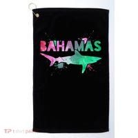 Bahamas Shark Diving Surfer Souvenir Gift Golf Towel thumb 0