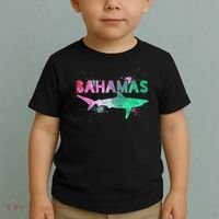Bahamas Shark Diving Surfer Souvenir Gift Toddler T-Shirt thumb 2