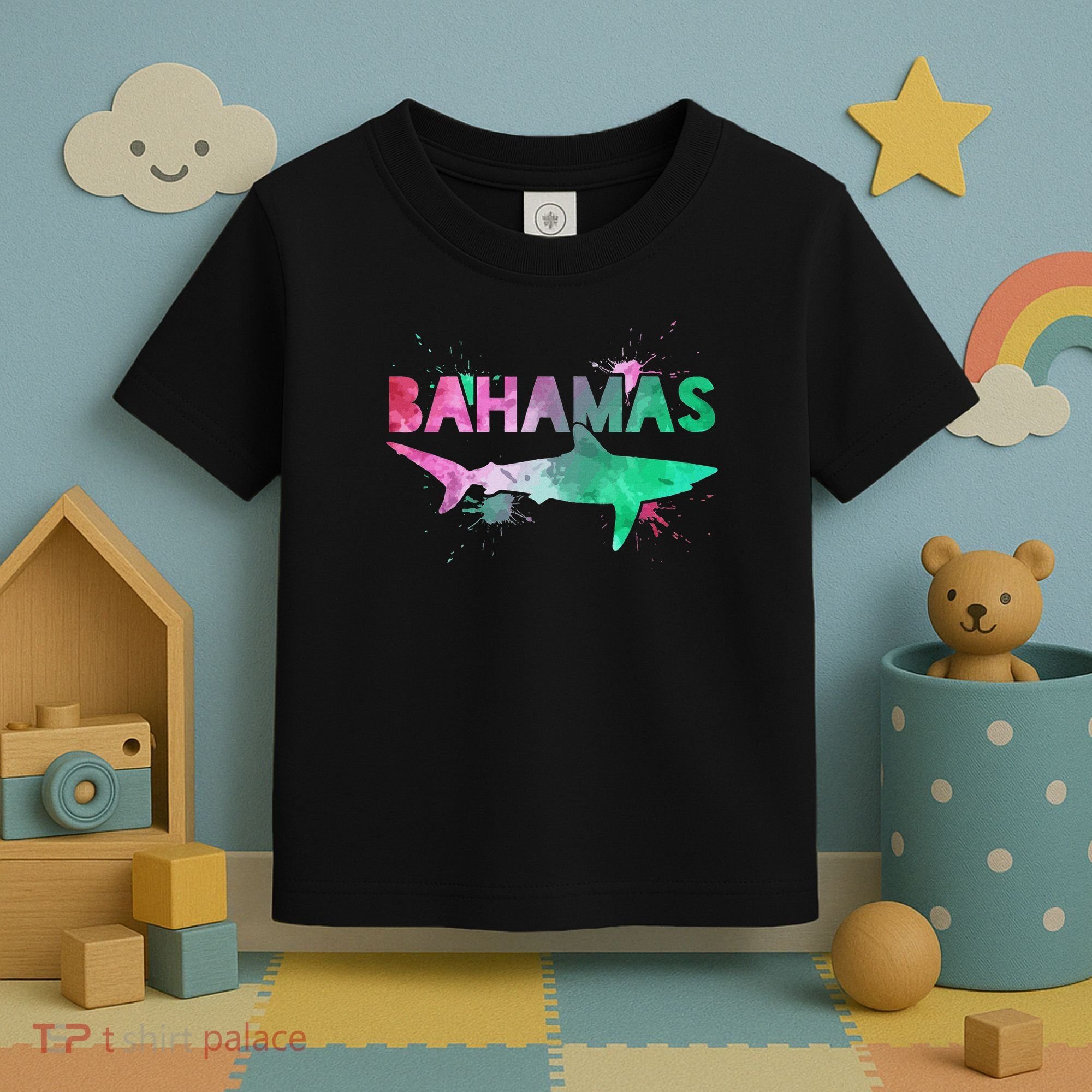Bahamas Shark Diving Surfer Souvenir Gift Toddler T-Shirt