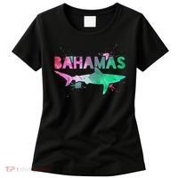 Bahamas Shark Diving Surfer Souvenir Gift Women's T-Shirt thumb 0