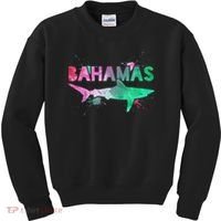 Bahamas Shark Diving Surfer Souvenir Gift Kids Sweatshirt thumb 0