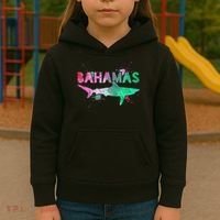 Bahamas Shark Diving Surfer Souvenir Gift Kids Hoodie thumb 3
