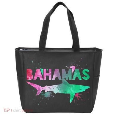 Bahamas Shark Diving Surfer Souvenir Gift Tote Bag