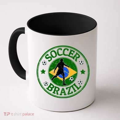 Brazil Soccer Design Coffee Mug