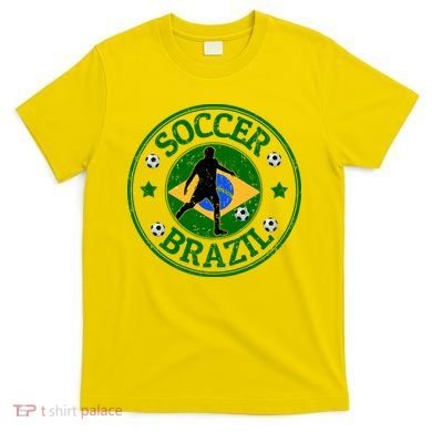 Brazil Soccer Design T-Shirt