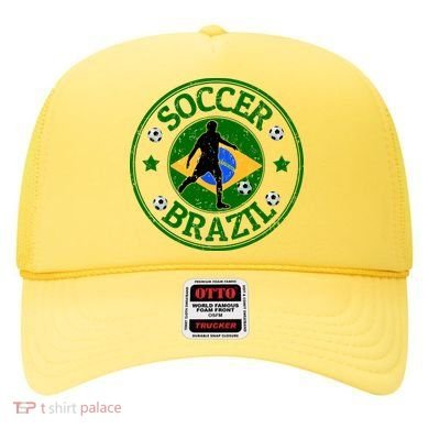 Brazil Soccer Design Hat