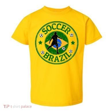 Brazil Soccer Design Toddler T-Shirt