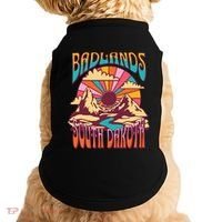 Badlands South Dakota Nature Hiking Mountains Outdoors Doggie Tank thumb 0