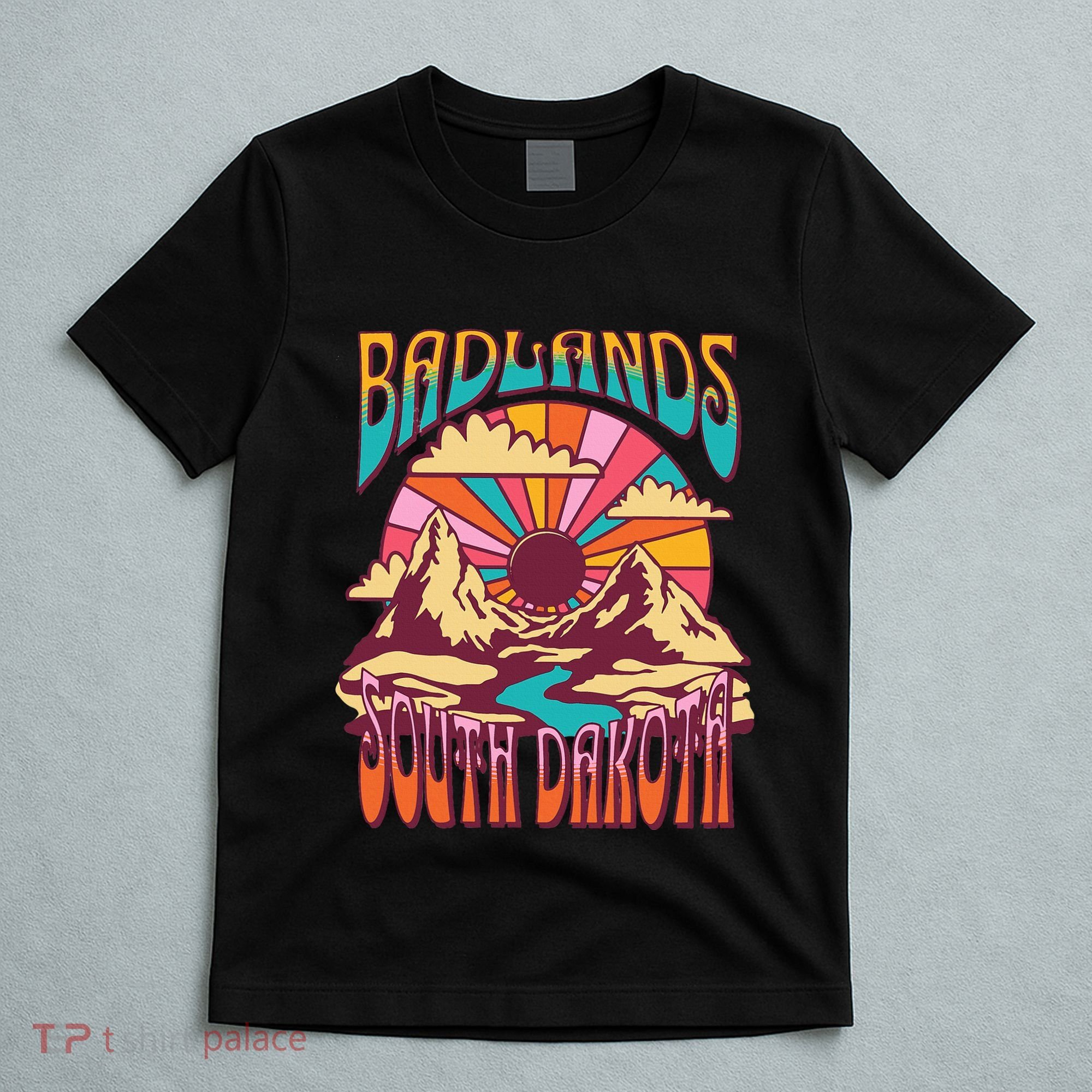 Badlands South Dakota Nature Hiking Mountains Outdoors T-Shirt