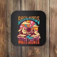 Badlands South Dakota Nature Hiking Mountains Outdoors Coaster thumb 0