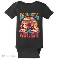 Badlands South Dakota Nature Hiking Mountains Outdoors Baby Bodysuit thumb 0
