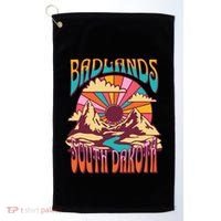 Badlands South Dakota Nature Hiking Mountains Outdoors Golf Towel thumb 0