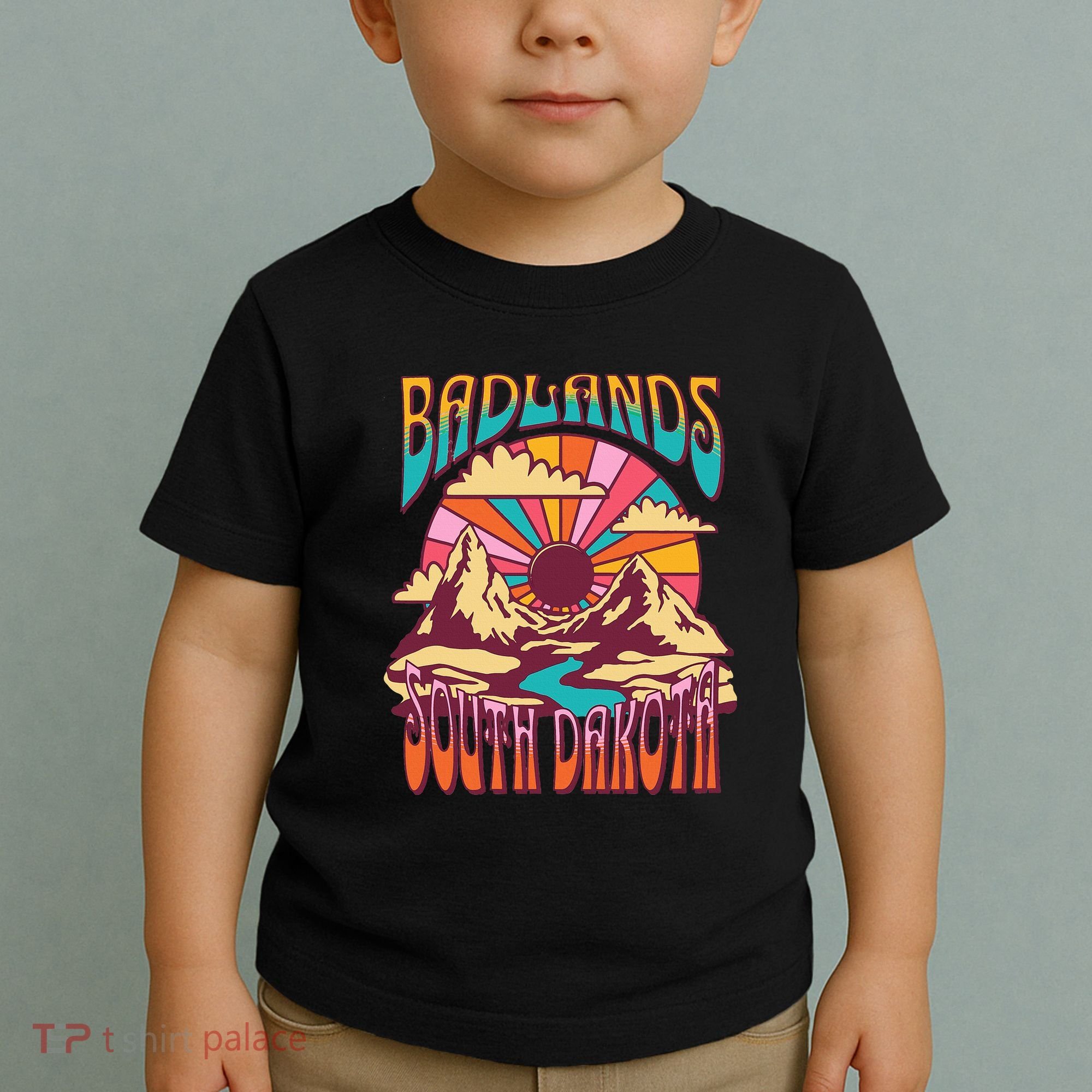 Badlands South Dakota Nature Hiking Mountains Outdoors Toddler T-Shirt