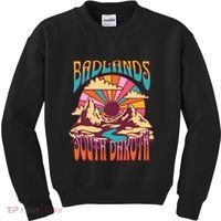 Badlands South Dakota Nature Hiking Mountains Outdoors Kids Sweatshirt thumb 0