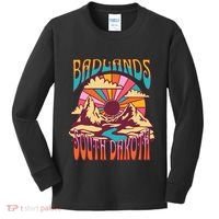 Badlands South Dakota Nature Hiking Mountains Outdoors Kids Long Sleeve Shirt thumb 0