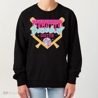 Baseball Sister Drip Ice Cream Baseball Game Day Women's Sweatshirt thumb 0
