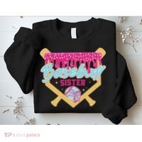 Baseball Sister Drip Ice Cream Baseball Game Day Sweatshirt thumb 2