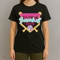 Baseball Sister Drip Ice Cream Baseball Game Day T-Shirt thumb 4