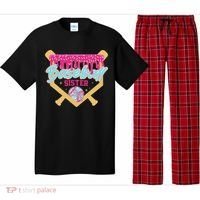 Baseball Sister Drip Ice Cream Baseball Game Day Pajama Set thumb 0