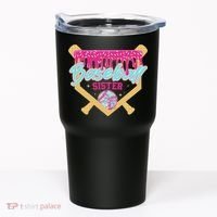 Baseball Sister Drip Ice Cream Baseball Game Day Tumbler thumb 0