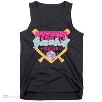 Baseball Sister Drip Ice Cream Baseball Game Day Tank Top thumb 0