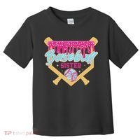 Baseball Sister Drip Ice Cream Baseball Game Day Toddler T-Shirt thumb 0