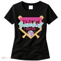 Baseball Sister Drip Ice Cream Baseball Game Day Women's T-Shirt thumb 0