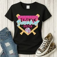 Baseball Sister Drip Ice Cream Baseball Game Day Women's T-Shirt thumb 3
