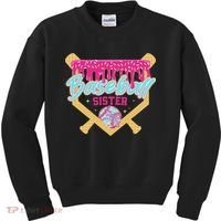 Baseball Sister Drip Ice Cream Baseball Game Day Kids Sweatshirt thumb 0