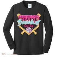 Baseball Sister Drip Ice Cream Baseball Game Day Kids Long Sleeve Shirt thumb 0