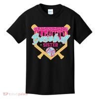 Baseball Sister Drip Ice Cream Baseball Game Day Kids T-Shirt thumb 0