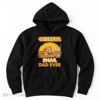  Best Snail Dad Ever Father's Day Slug Snails Hoodie thumb 0