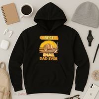  Best Snail Dad Ever Father's Day Slug Snails Hoodie thumb 3