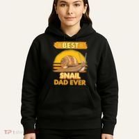  Best Snail Dad Ever Father's Day Slug Snails Hoodie thumb 5