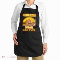  Best Snail Dad Ever Father's Day Slug Snails Apron thumb 2