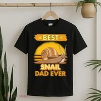  Best Snail Dad Ever Father's Day Slug Snails T-Shirt thumb 2