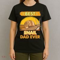  Best Snail Dad Ever Father's Day Slug Snails T-Shirt thumb 4