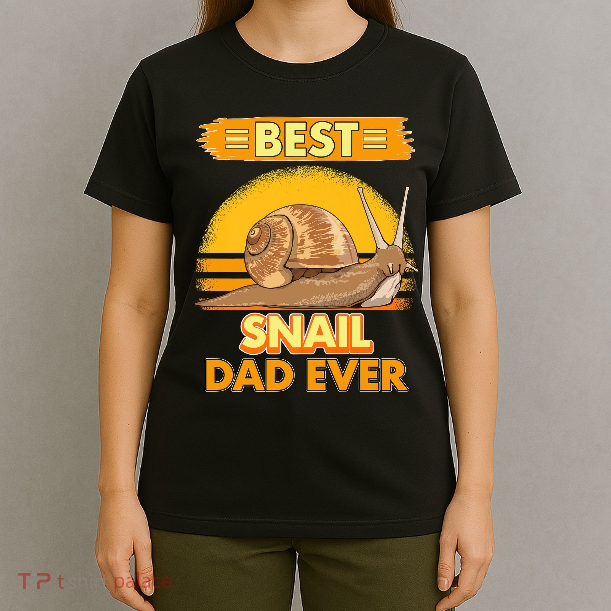  Best Snail Dad Ever Father's Day Slug Snails T-Shirt