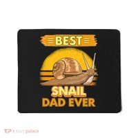  Best Snail Dad Ever Father's Day Slug Snails Mousepad thumb 0